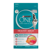 PURINA ONE Healthy Adult with Salmon and Tuna Dry Cat Food (1.2kg)