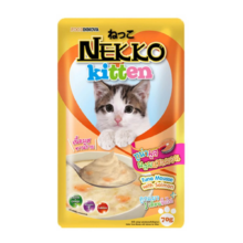 NEKKO Kitten Pouch Tuna Mousse with Salmon 70gm
