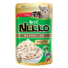NEKKO Cat Pouch Tuna Topping Sasami in Jelly 70gm