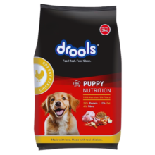 Drools Puppy Dog Food Chicken And Egg 3kg(Free 700 gm)