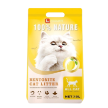 L Favourite Bentonite Cat Litter Lemon 10L