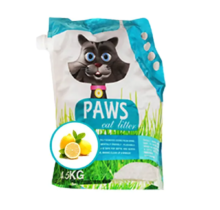 Paws Cat Litter Lemon 4.5kg