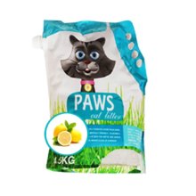 Paws Cat Litter Lemon 4.5kg