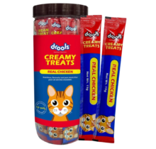 Drools Creamy Cat Treats Real Chicken 25Pcs