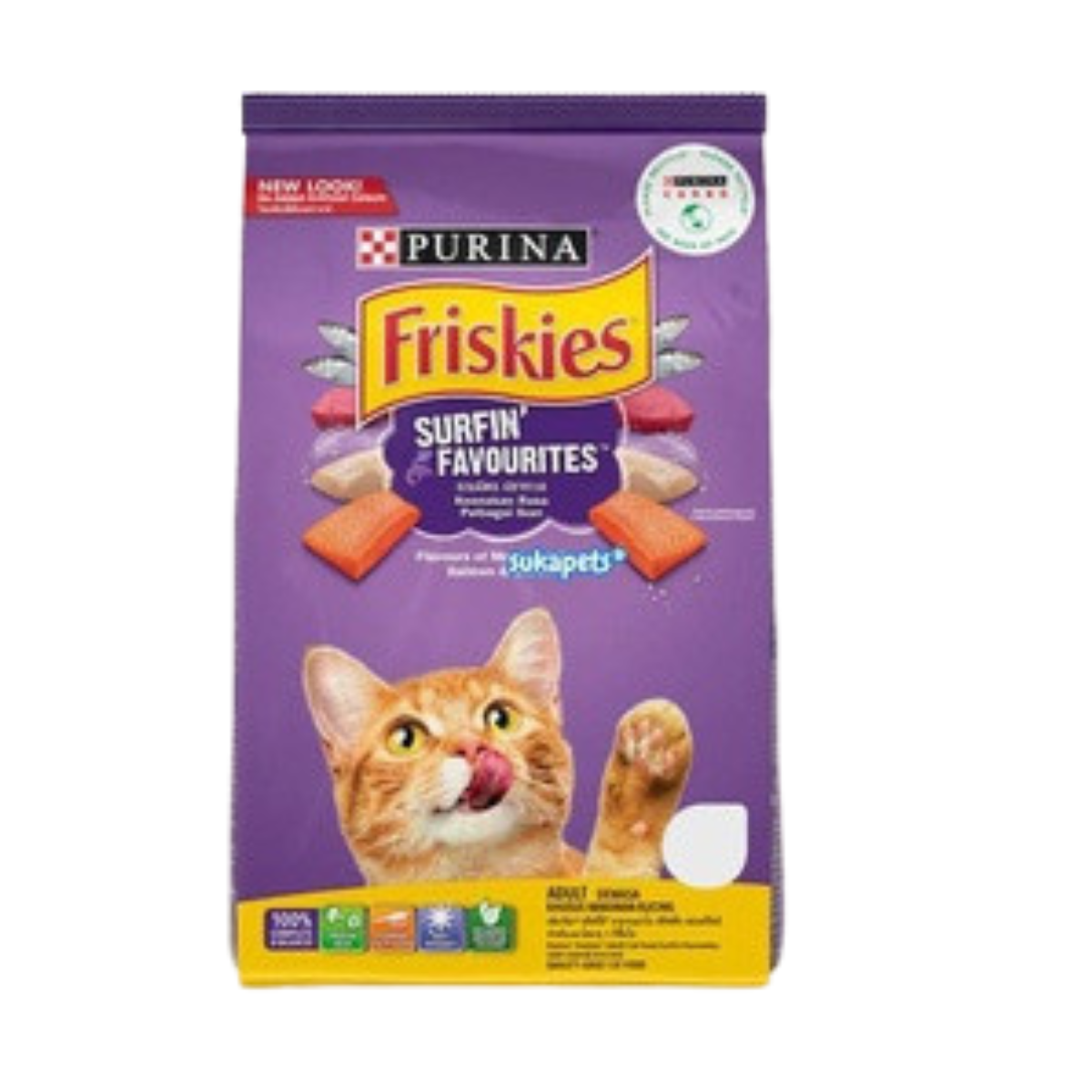 Purina Friskies Surfin Favorites Cat Food 2.5kg