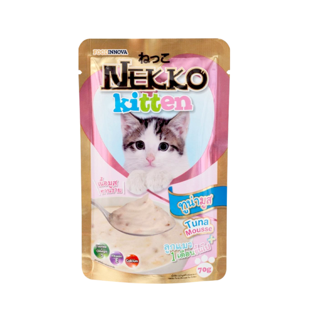 NEKKO Kitten Pouch Tuna Mousse 70gm