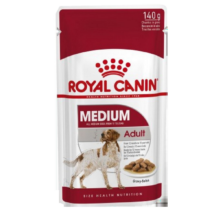 Royal Canin Pouch Medium Adult Dog Food 140gm
