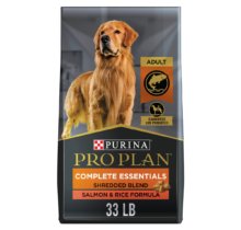 Purina Pro Plan Real Salmon Shredded Blend for Adult Dogs, 33 lb Bag