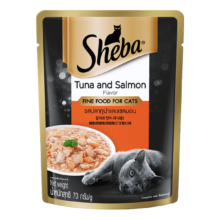 Sheba Tuna & Salmon Pouch Wet Cat Food