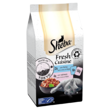 Sheba Fresh Cuisine Cat Food Pouches with Salmon & Tuna