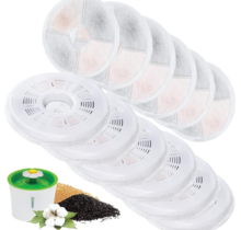 Flower Round Replacement Fountain Filters (12 Pcs)