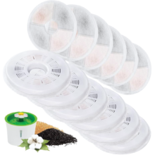 Flower Round Replacement Fountain Filters (12 Pcs)