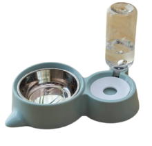 Blue Pet Dog Cat Bowl Fountain Automatic Feeder