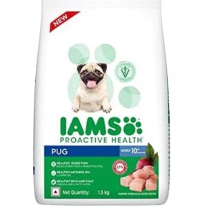 IAMS Adult Pug Premium Dry Dog Food 1.5kg Price in Bangladesh